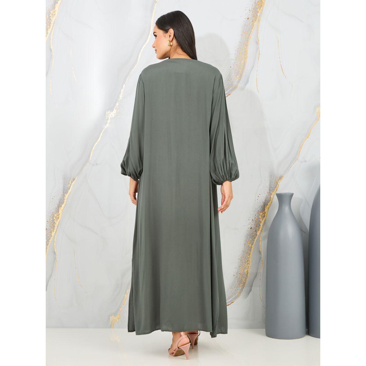 Styli Side Slit Regular Fit Maxi Length Kimono-women-clothing-shirtsandblouses-shirts-image-4