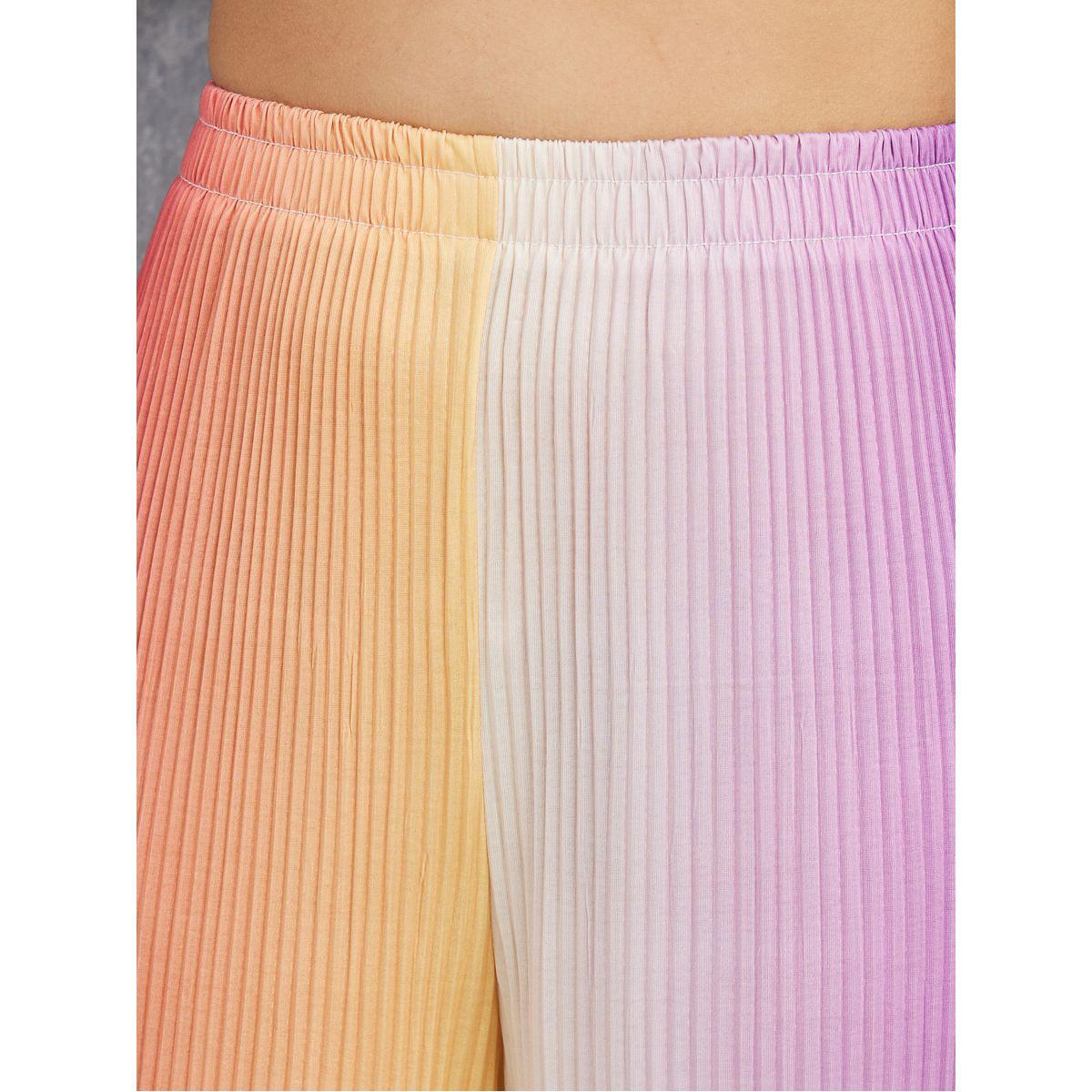 Styli High Waist Ombre Plisse Pants-women-clothing-bottoms-trousers-image-3