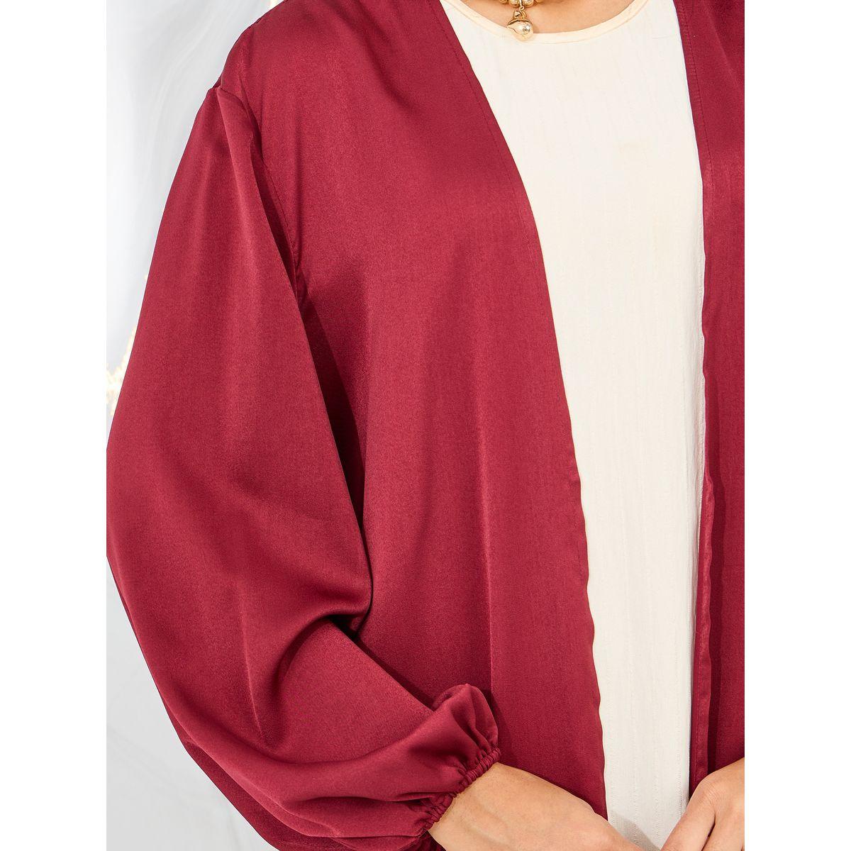 Styli Satin Regular Fit Maxi Length Kimono-women-clothing-shirtsandblouses-shirts-image-3