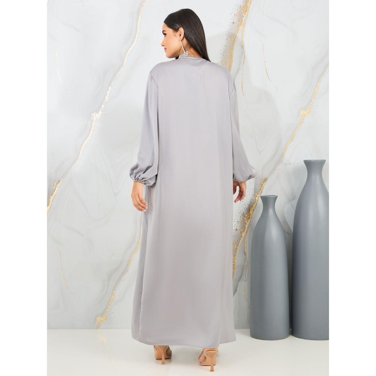 Styli Satin Regular Fit Maxi Length Kimono-women-clothing-shirtsandblouses-shirts-image-4