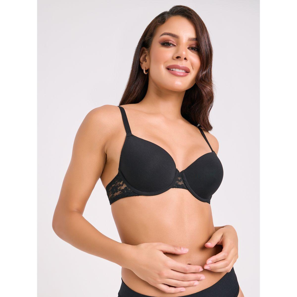 مجموعة من 2 صدرية بياقة عميقة وتفاصيل دانتيل-women-clothing-lingerie-bras-image-2
