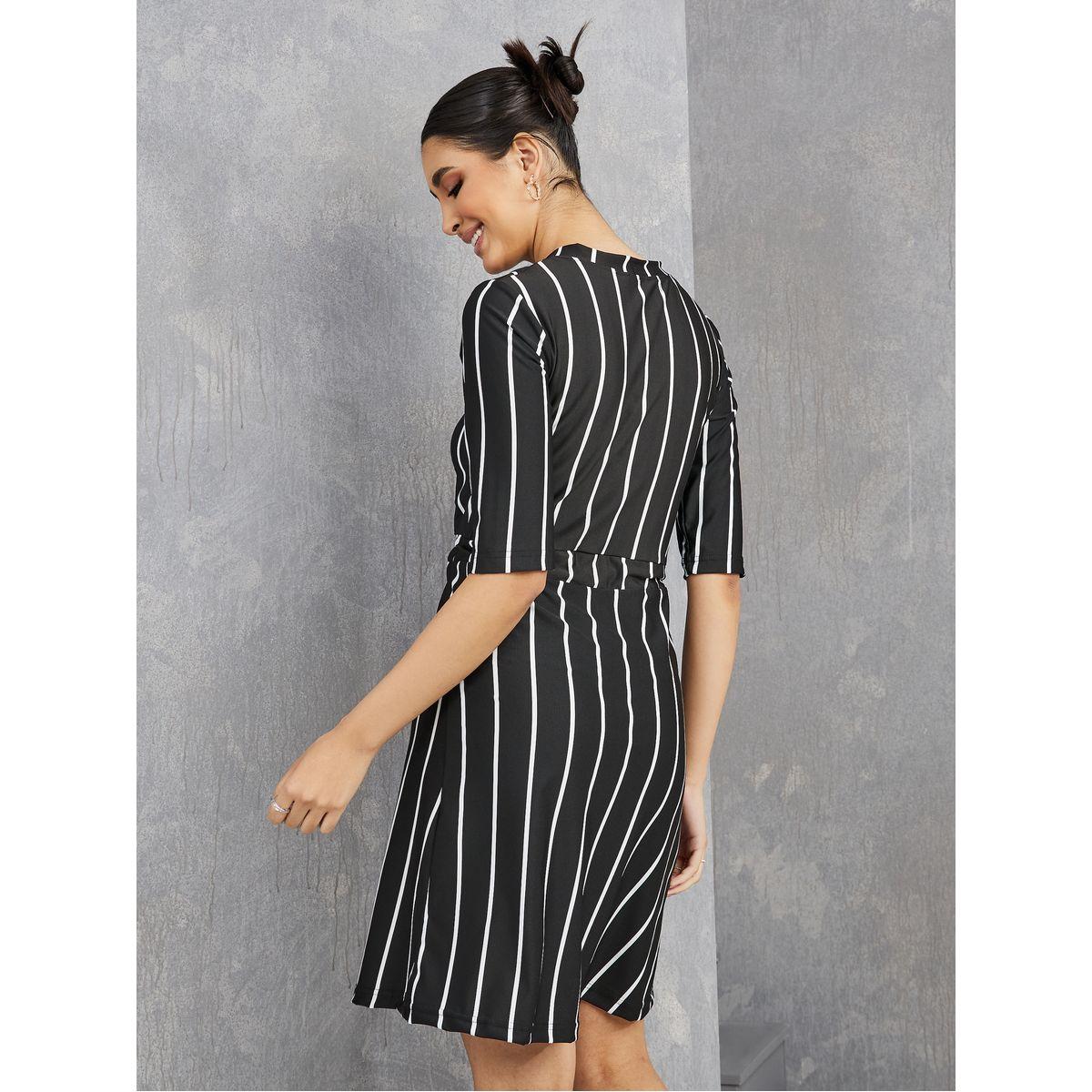 فستان بطول الركبة واكمام قصيرة-women-clothing-dresses-image-4