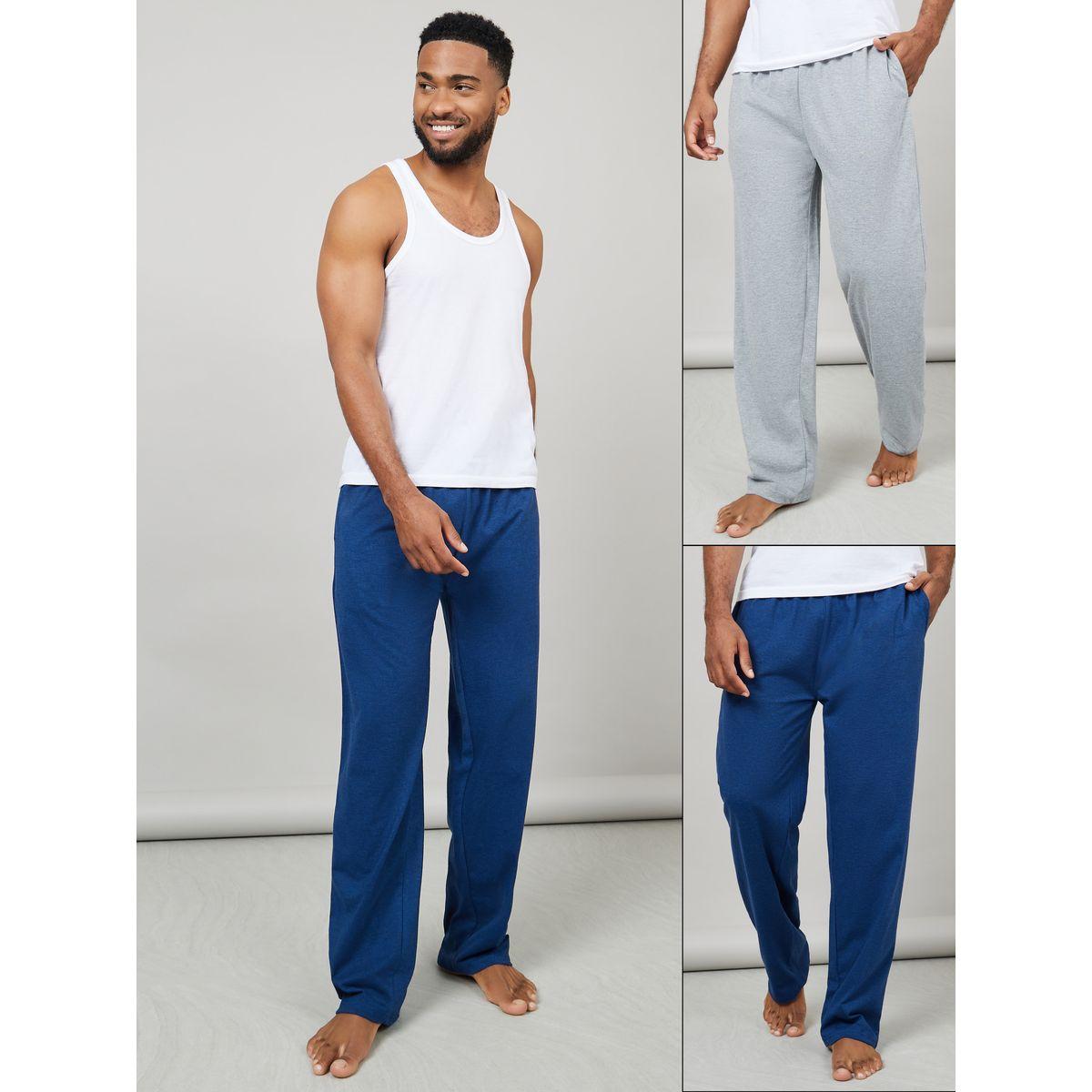 مجموعة من 2 بنطال بيجاما محبوك-men-clothing-nightwear-pyjamaandshorts-image-1