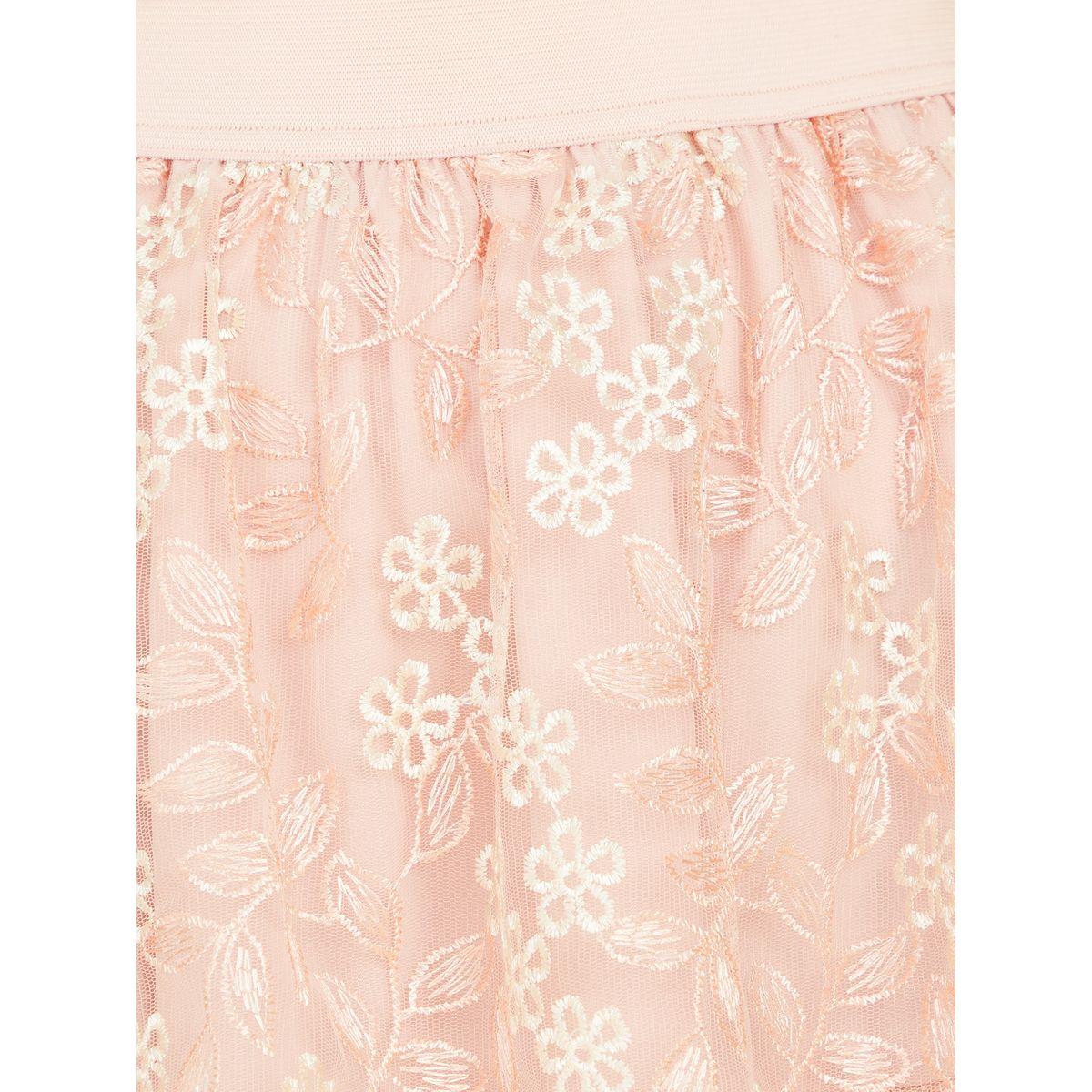 تنورة طويلة تول مطرزة بزهور-women-clothing-bottoms-skirts-image-3
