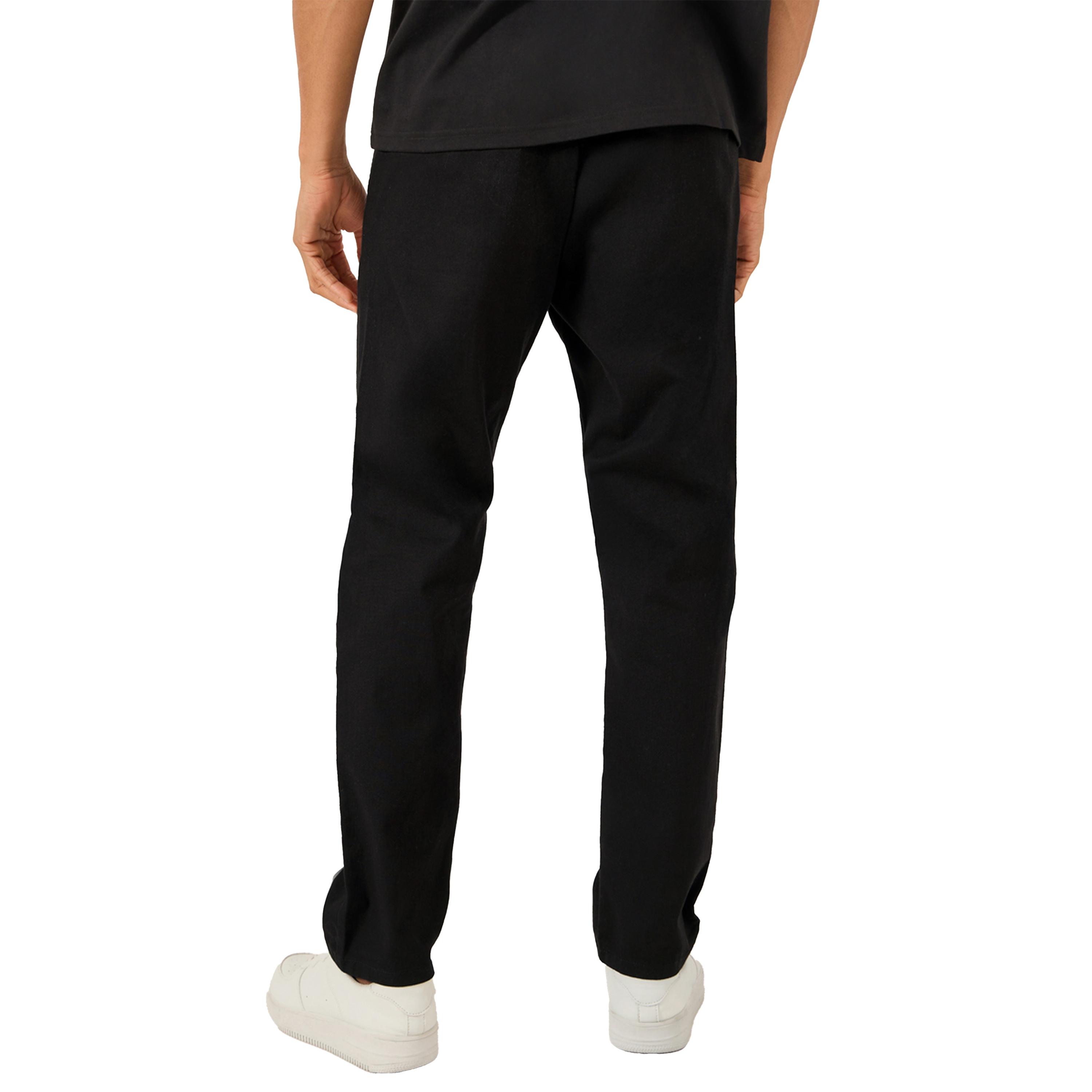 ستايلي - بنطال مريح بقصّة مريحة وملمس ناعم-men-clothing-bottoms-trousersandchinos-trousers-image-4