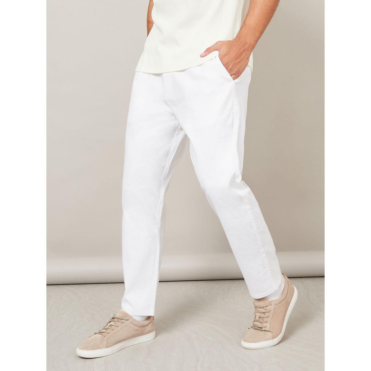 بنطال كتان برباط خصر وجيوب-men-clothing-bottoms-trousersandchinos-trousers-image-2