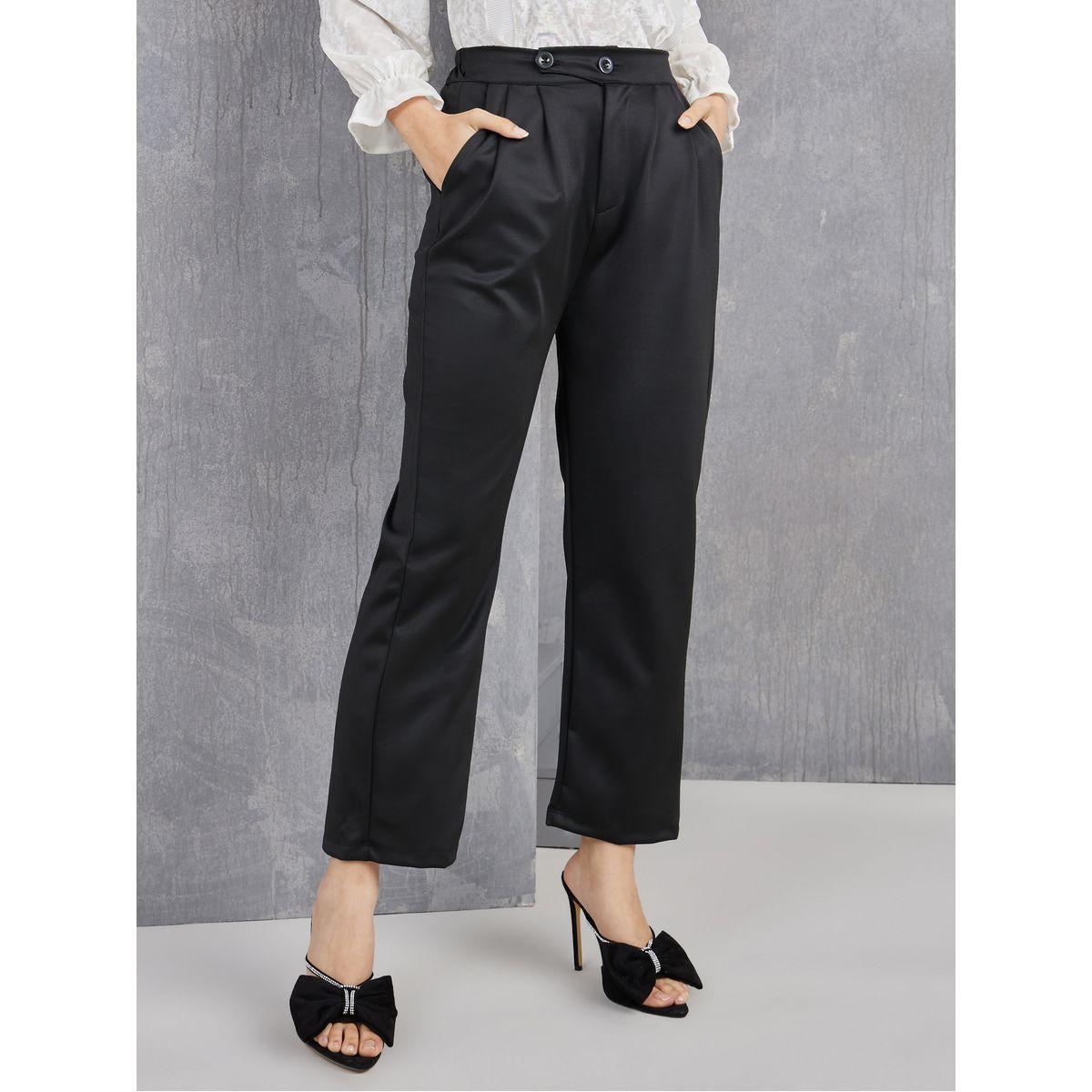 بنطال بقصة واسعة وخصر عالي-women-clothing-bottoms-trousers-image-1