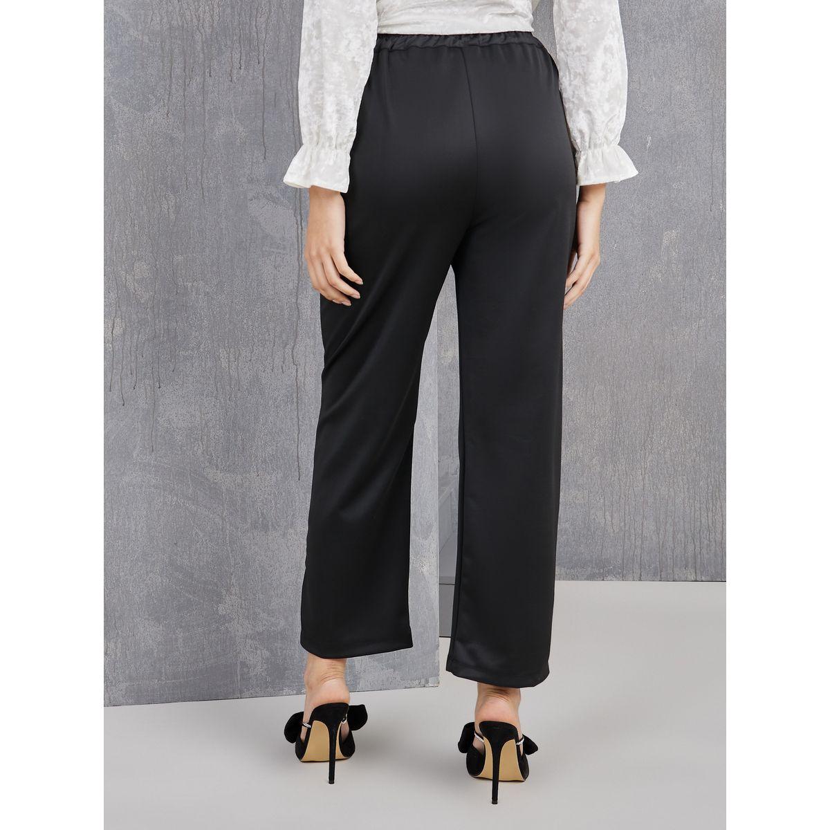 Styli Pleated Detail High Rise Wide Leg Pants-women-clothing-bottoms-trousers-image-4