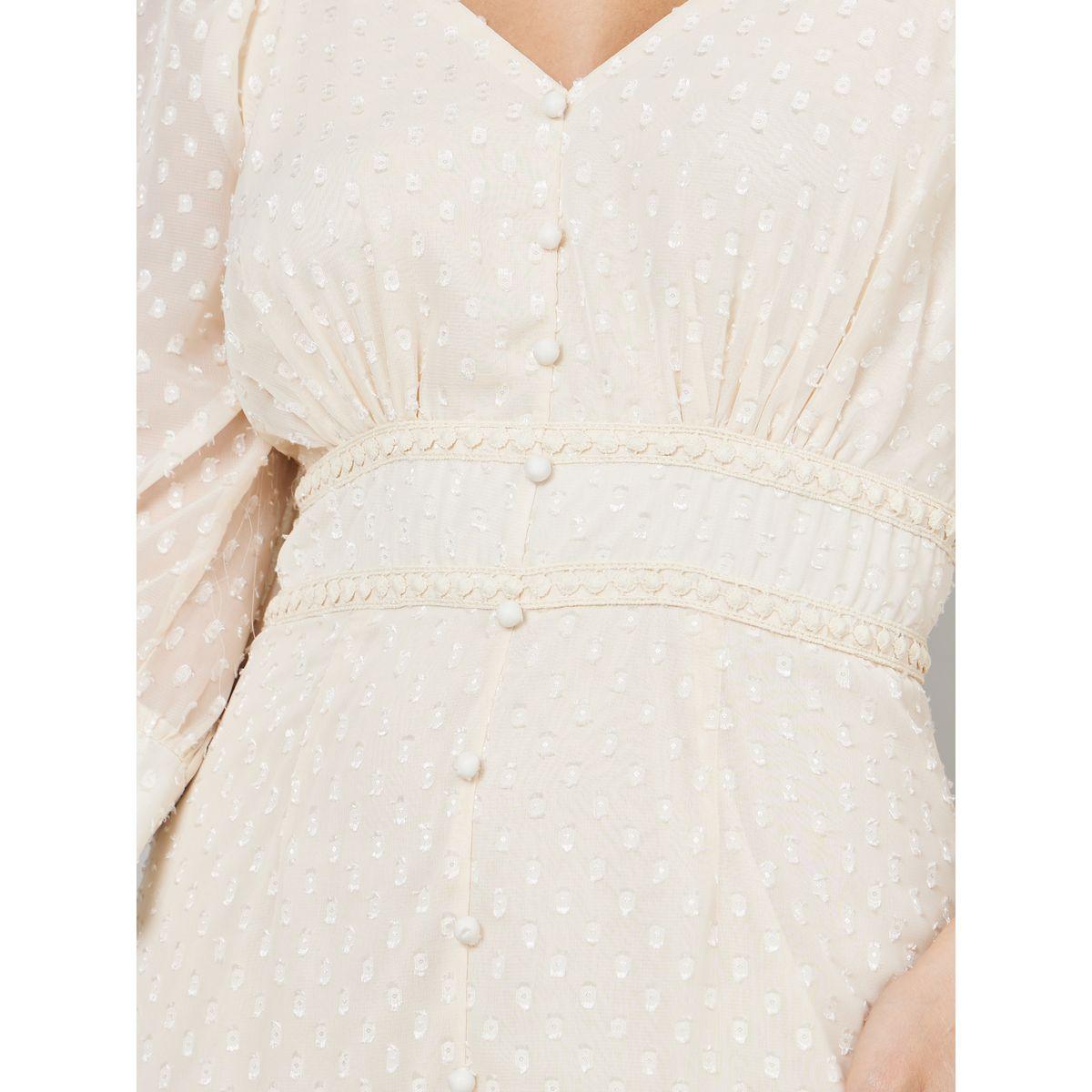 Styli Dobby Button Detail Midi Dress-women-clothing-dresses-image-3