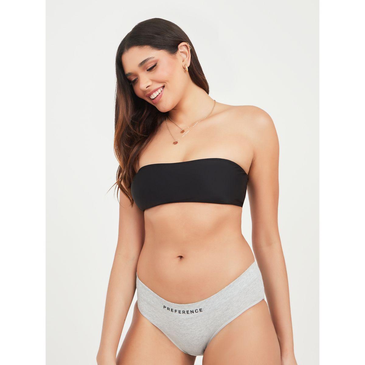 Styli Pack of 3 - Preference Text Cotton Short-women-clothing-lingerie-panties-image-5