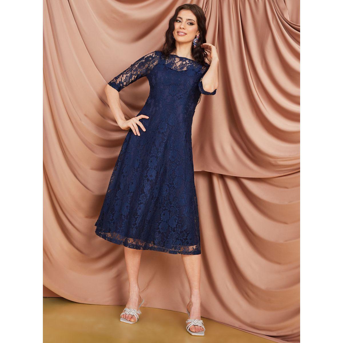 فستان ميدي بتداخلات دانتيل-women-clothing-dresses-image-2