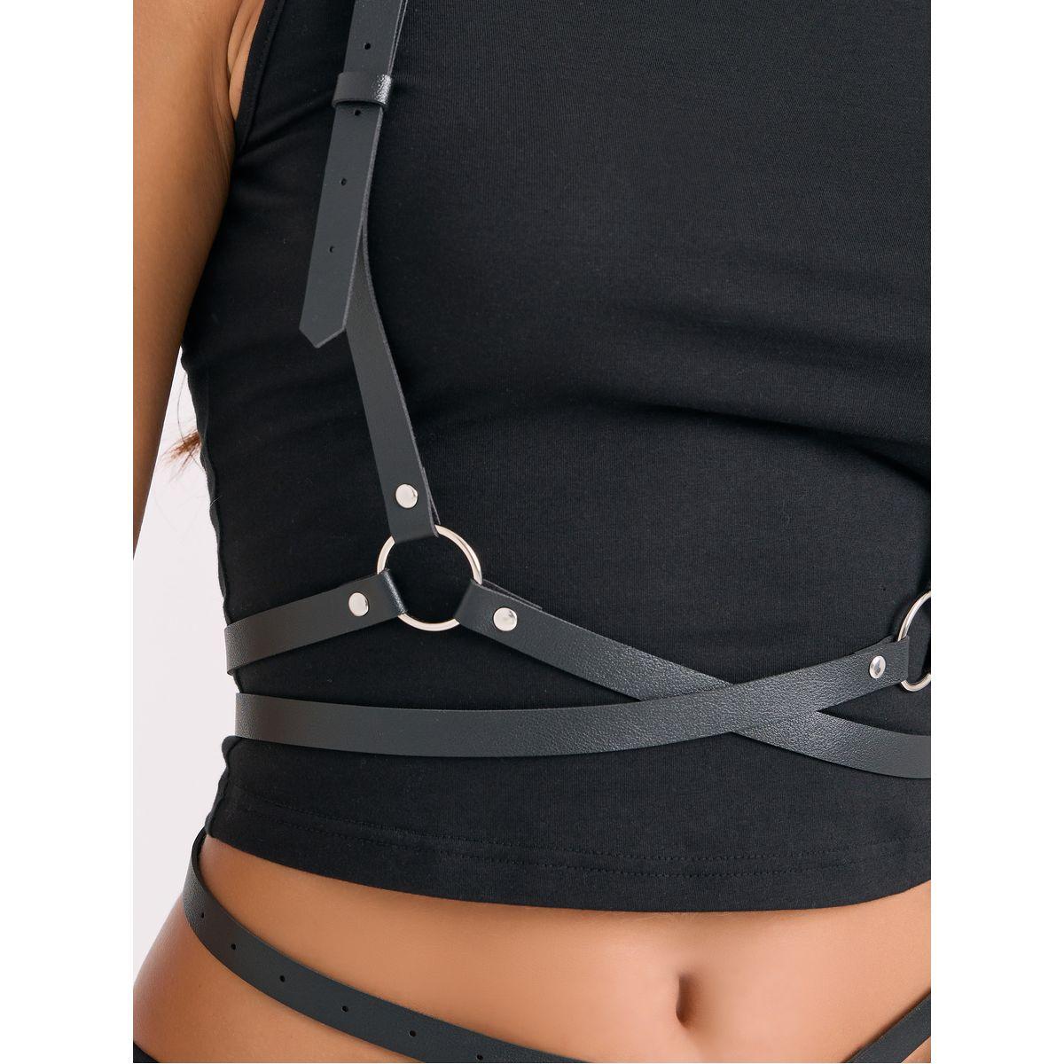 Styli PU Body Harness-women-clothing-lingerie-lingerieaccessories-image-3