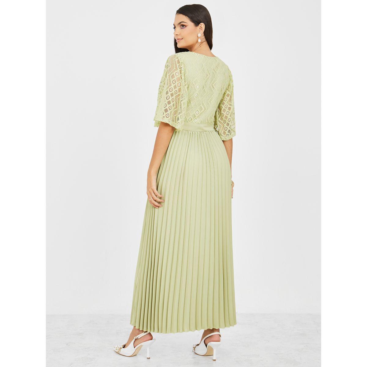 فستان طويل كاجوال مزين بكسرات-women-clothing-dresses-image-4