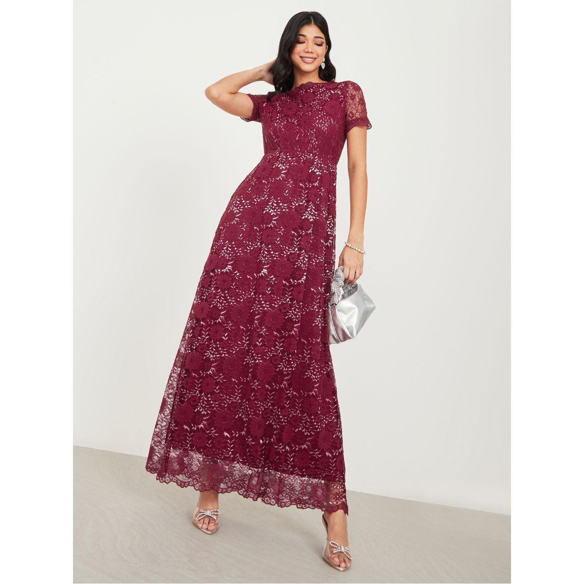 فستان طويل بتداخلات دانتيل-women-clothing-dresses-image-1
