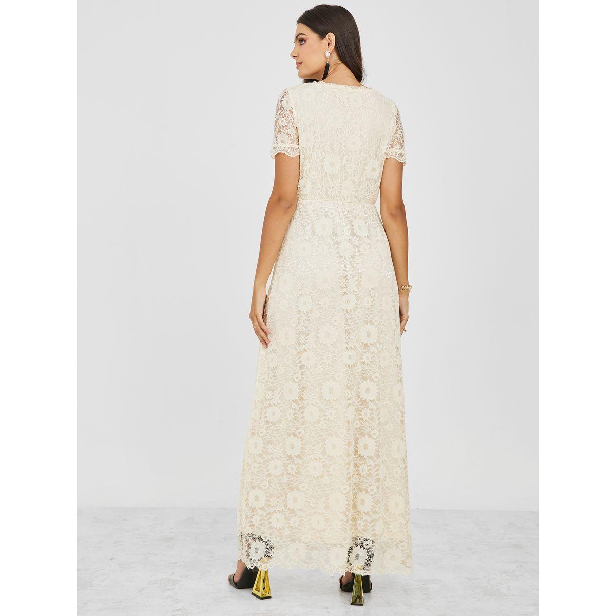 Styli Lace Insert Short Sleeves A-Line Maxi Dress-women-clothing-dresses-image-4