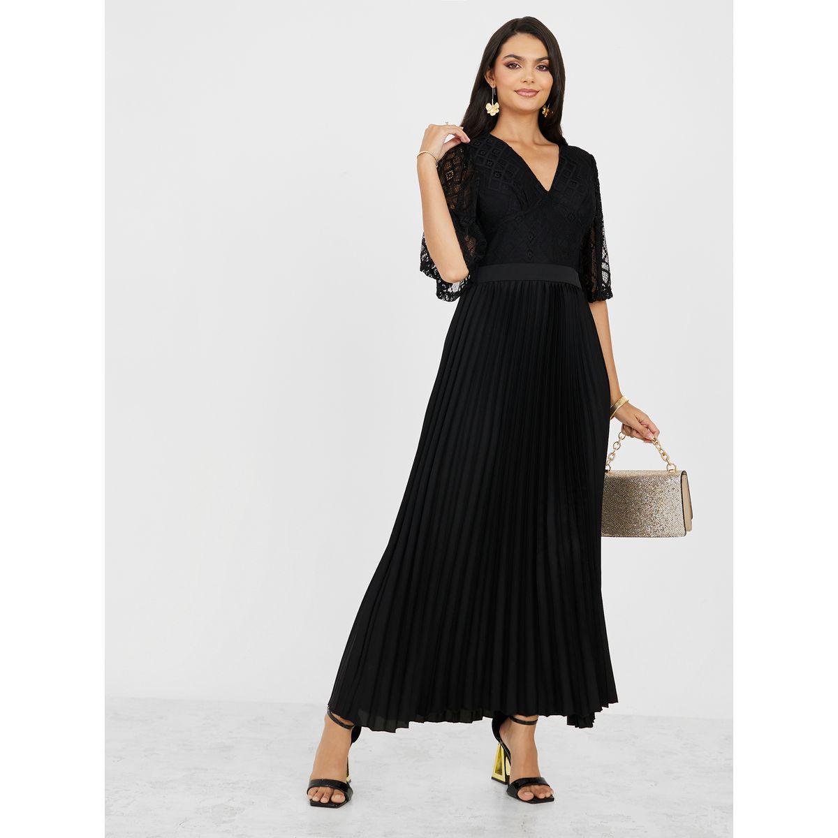 فستان طويل بتداخلات دانتيل-women-clothing-dresses-image-1