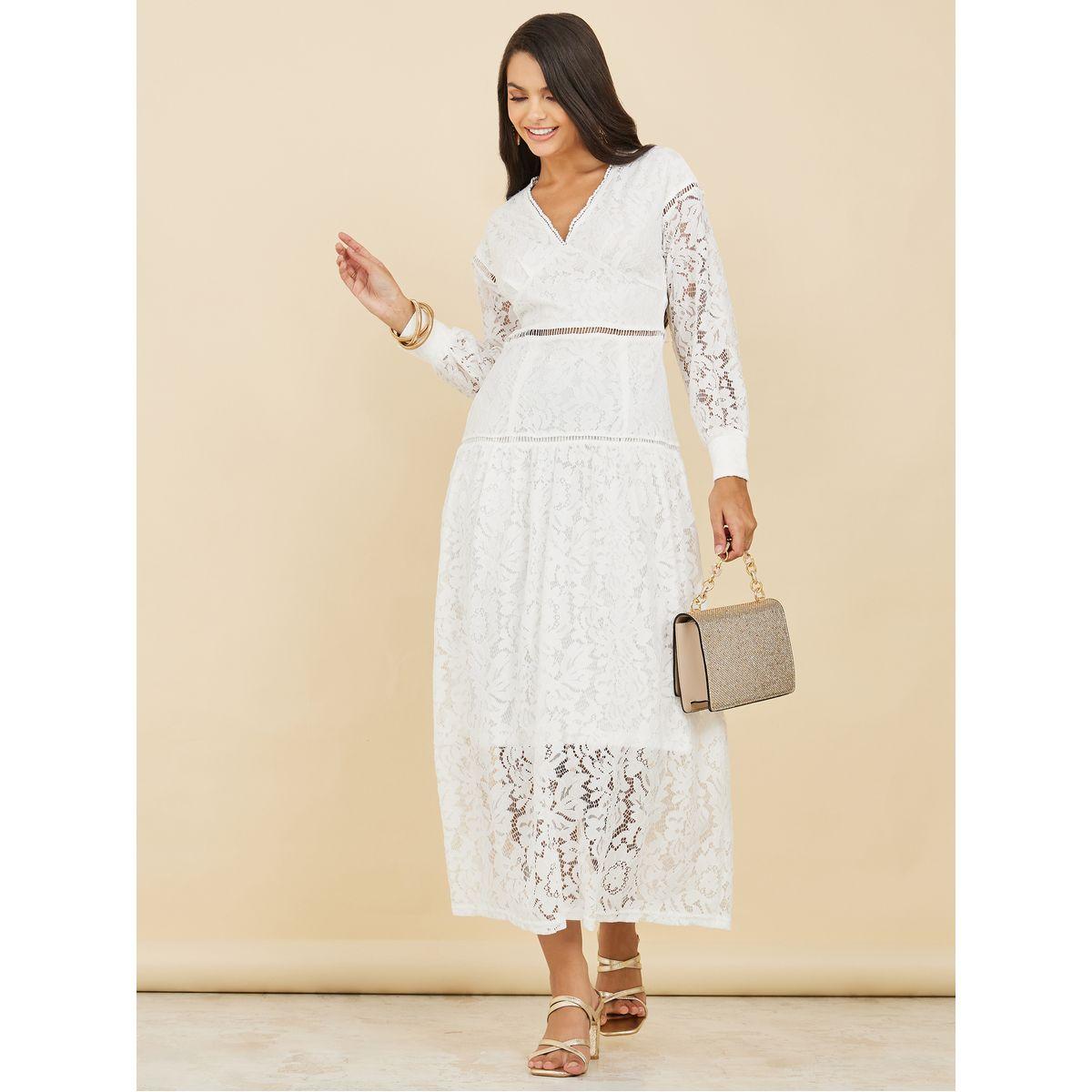 فستان طويل بتداخلات دانتيل-women-clothing-dresses-image-1