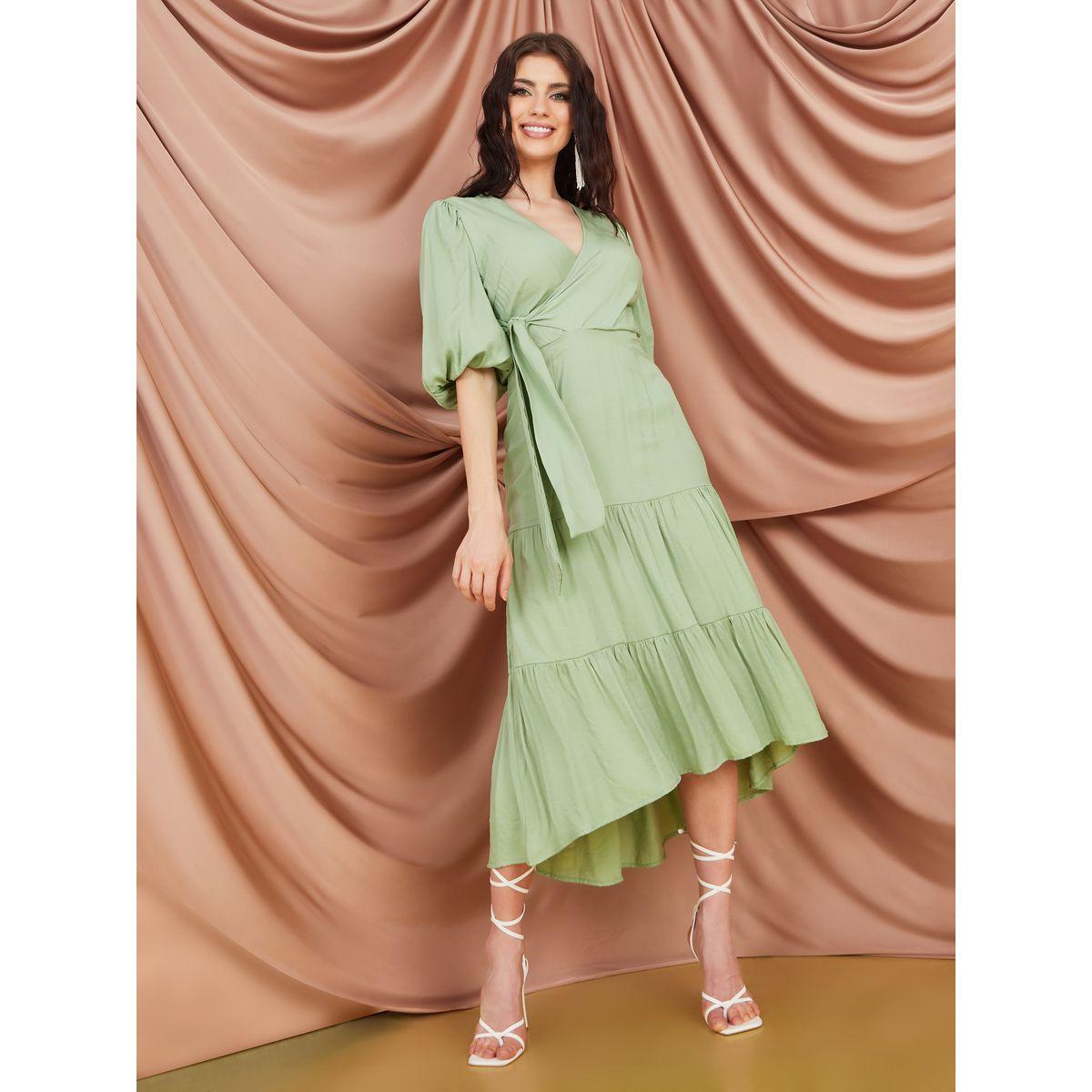 فستان ميدي بنمط لف-women-clothing-dresses-image-1