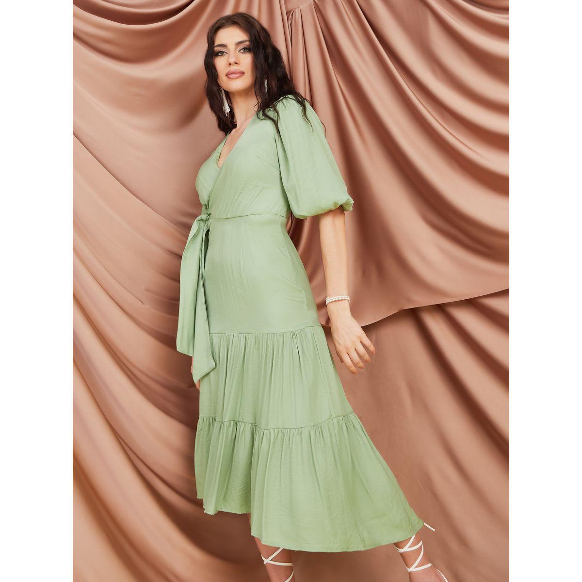فستان ميدي بنمط لف-women-clothing-dresses-image-2