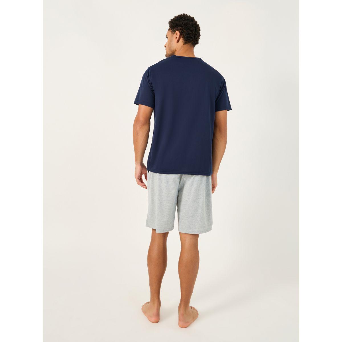 طقم من شورت وتيشيرت بطبعة جرافيك-men-clothing-nightwear-pyjamaandshorts-image-4