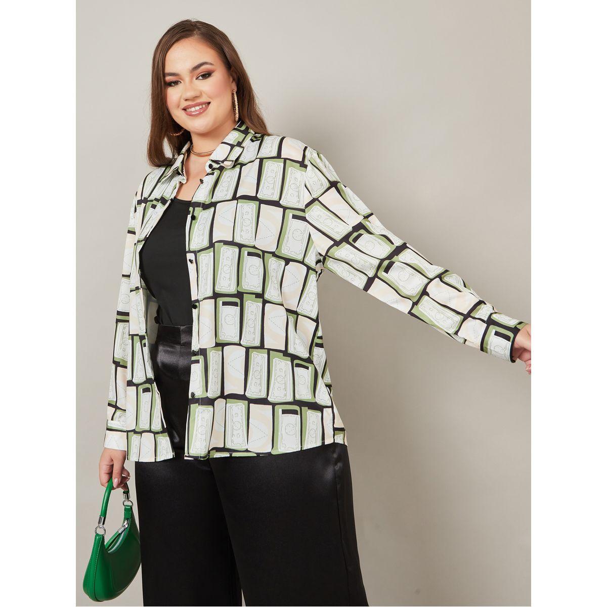 Styli Plus Graphic Print Regular Fit Shirt-women-clothing-shirtsandblouses-shirts-image-3