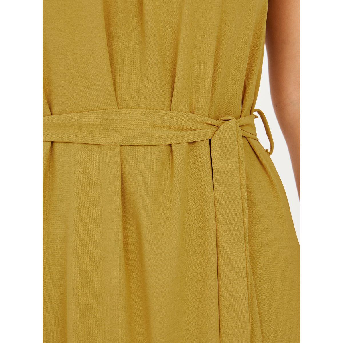 Styli Gathered Detail Strappy A-Line Maxi Dress-women-clothing-dresses-image-3