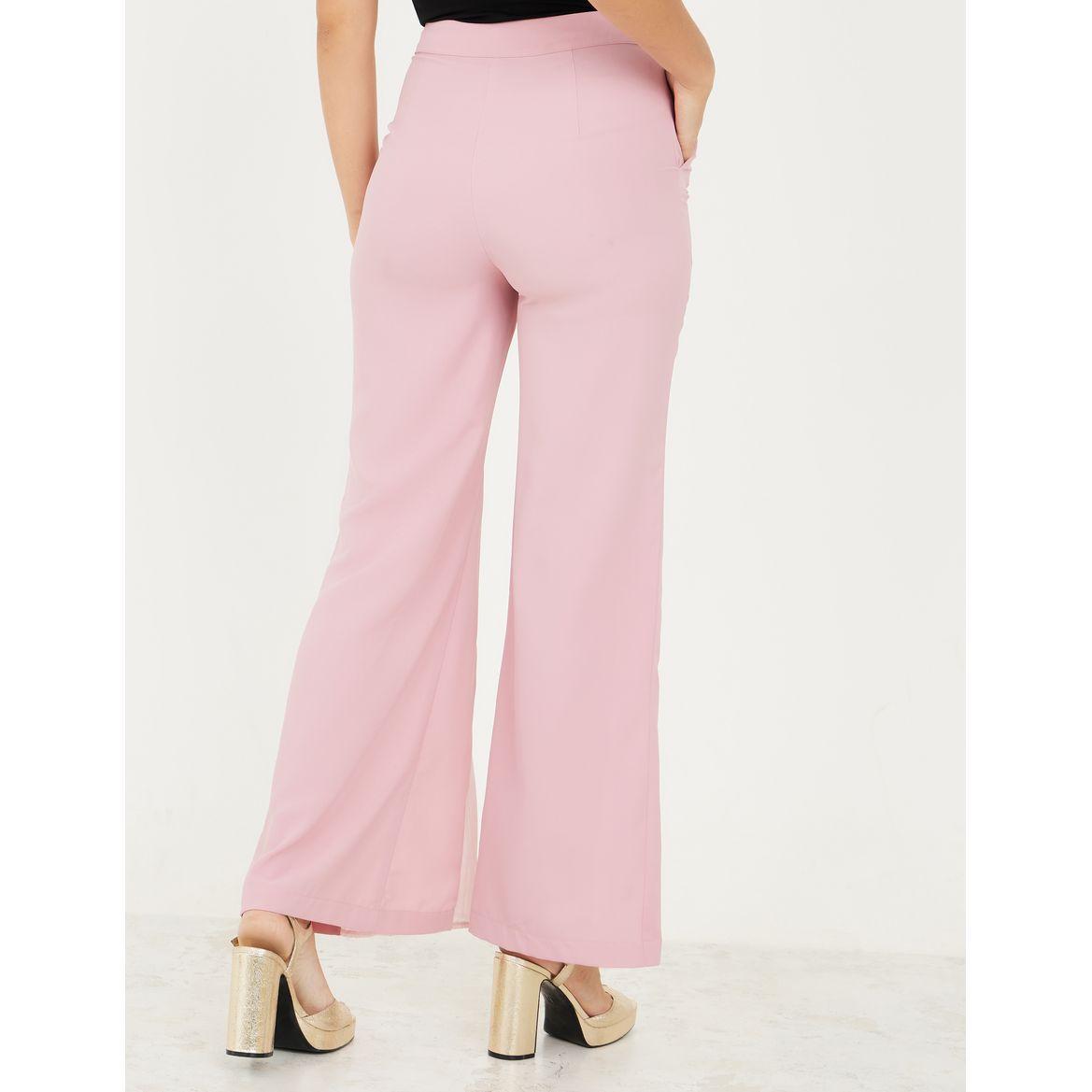 Styli Limited Pleated Insert Flared Leg Trousers-women-clothing-bottoms-trousers-image-5