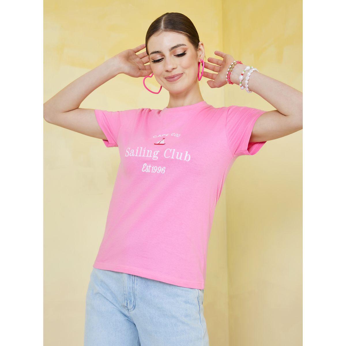 تيشيرت مطبع بطبعة كتابة-women-clothing-tshirts-image-3