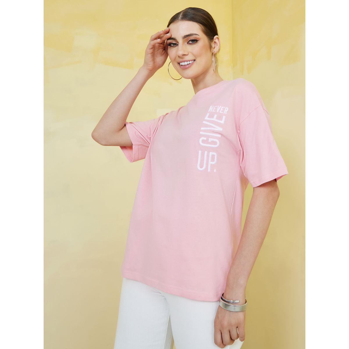 Styli Oversized Embroidered Longline T-Shirt-women-clothing-tshirts-image-1
