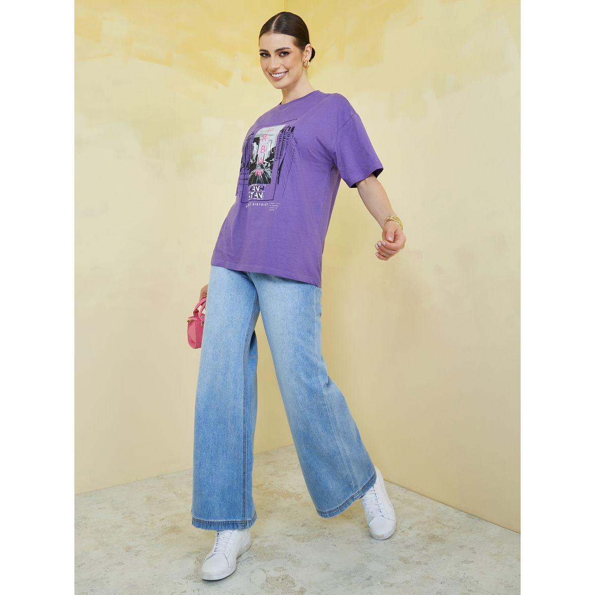 تيشيرت طويل بقصة واسعة-women-clothing-tshirts-image-2