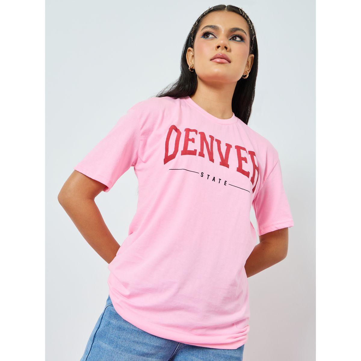 Styli Oversized Denver Graphic Print Longline T-shirt-women-clothing-tshirts-image-3