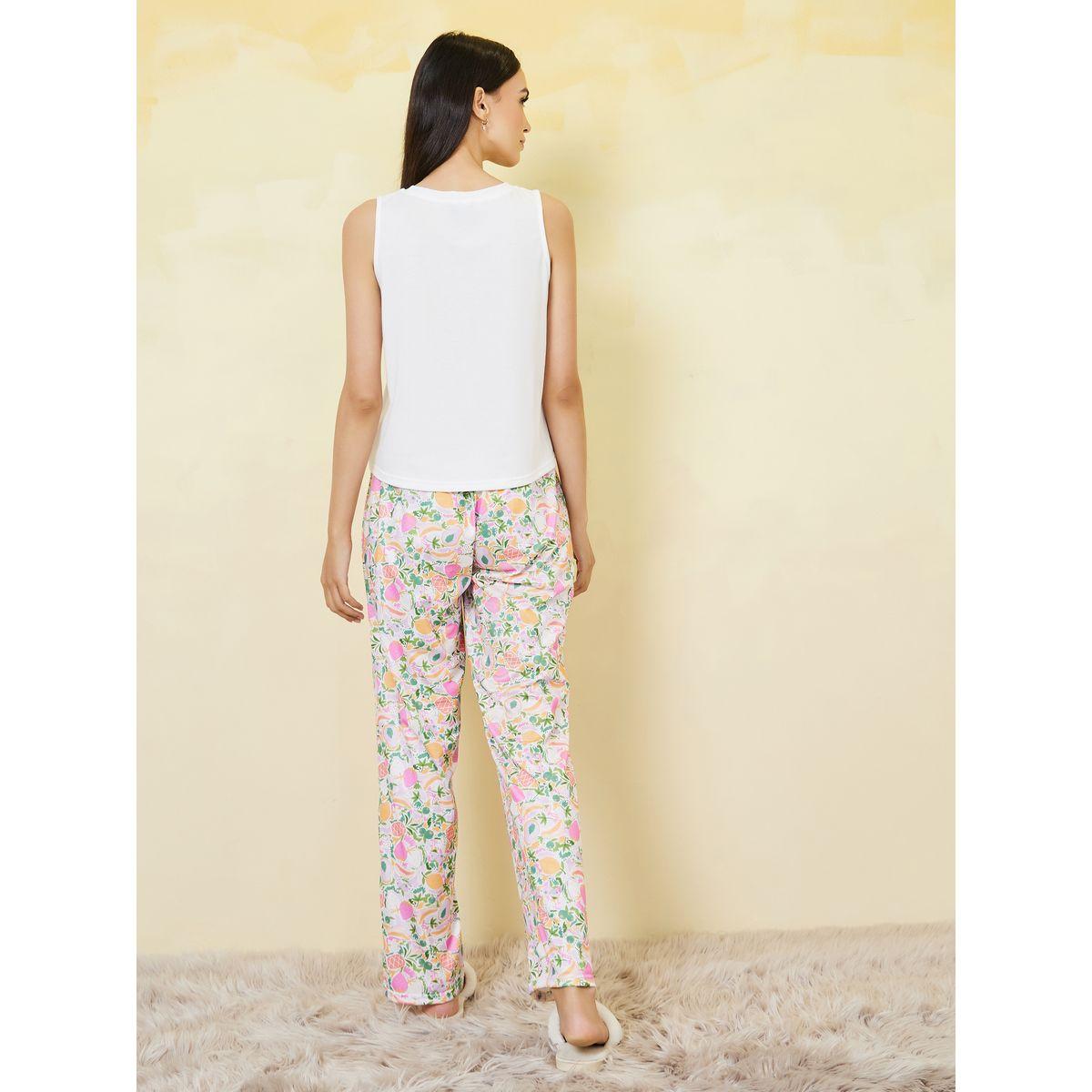 Styli Unwind Fruit Print Tank & Pyjama Set-women-clothing-nightwear-pyjamas-longsets-image-5