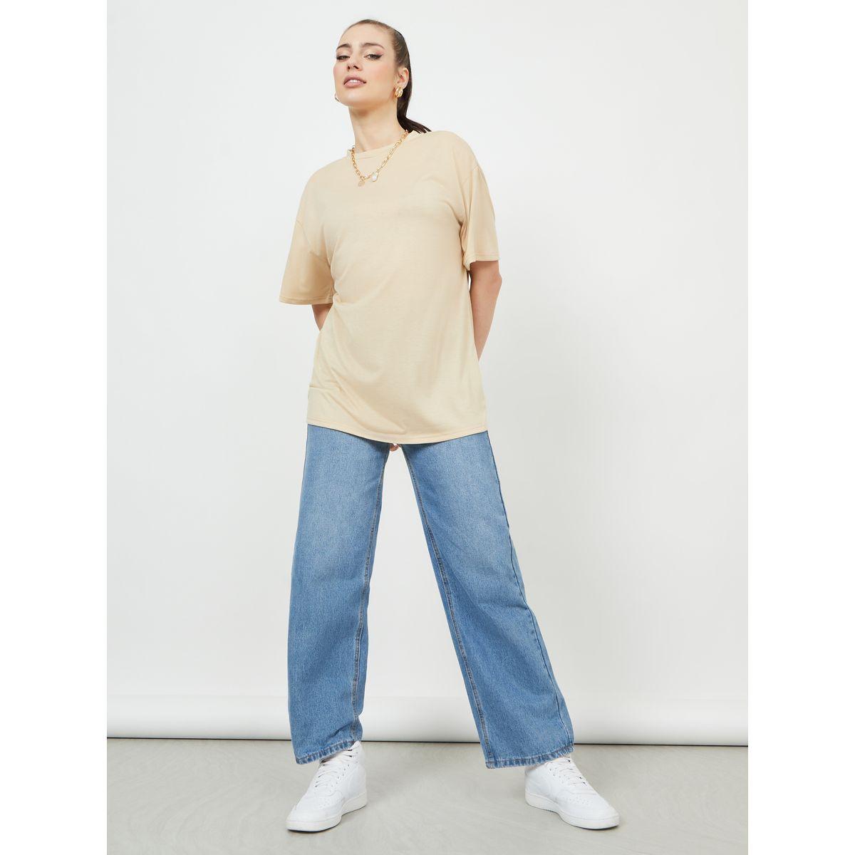تيشيرت طويل بقصة واسعة-women-clothing-tshirts-image-2