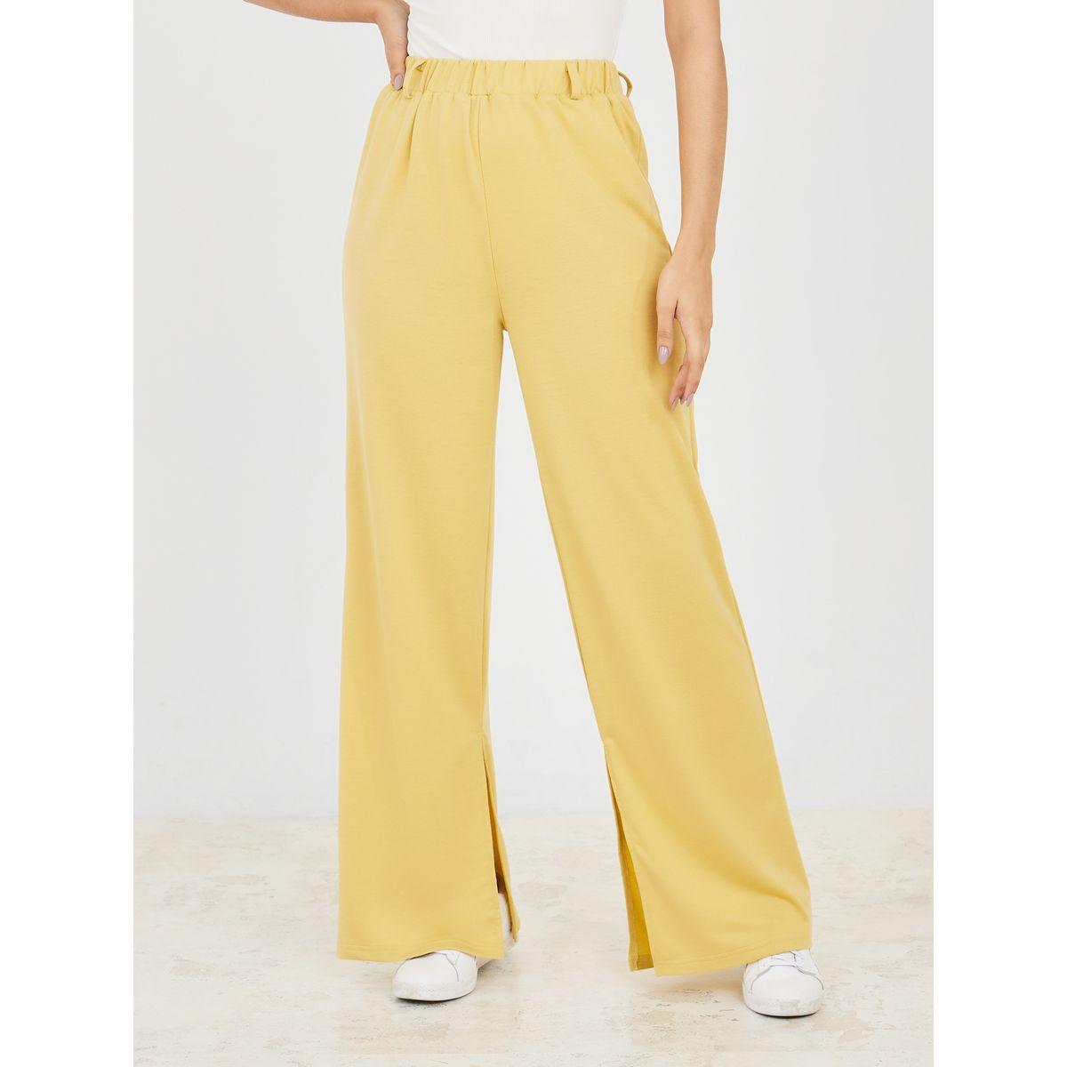 Styli Split Hem Relaxed Fit Pants-women-clothing-bottoms-trousers-image-1