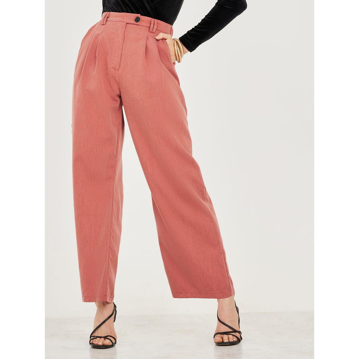 Styli Solid Wide Leg Trouser-women-clothing-bottoms-trousers-image-1