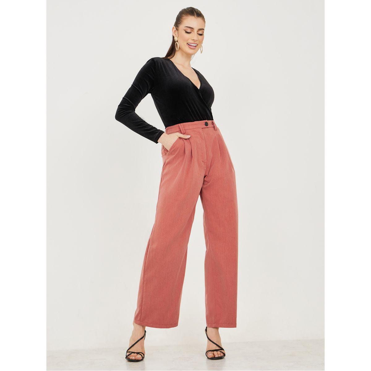Styli Solid Wide Leg Trouser-women-clothing-bottoms-trousers-image-2