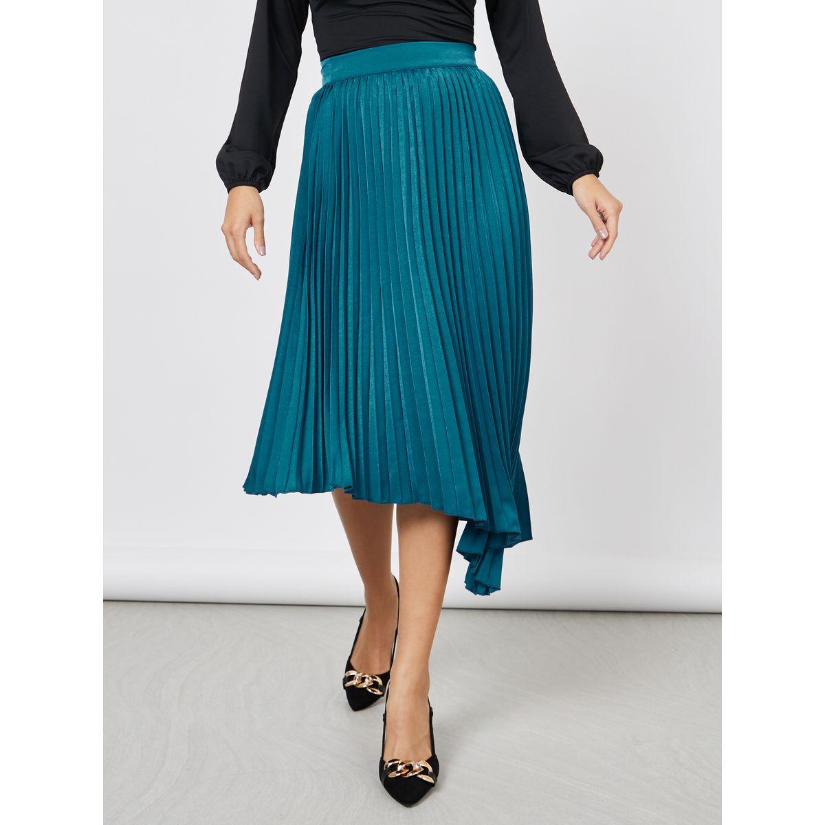 تنورة ميدي مزينة بكسرات-women-clothing-bottoms-skirts-image-1