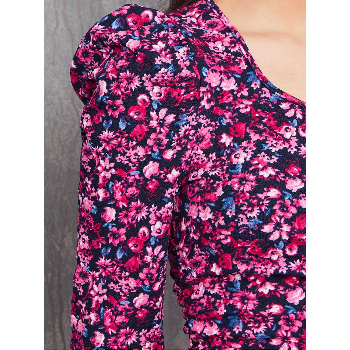 فستان ميدي مطبع بزهور-women-clothing-dresses-image-3