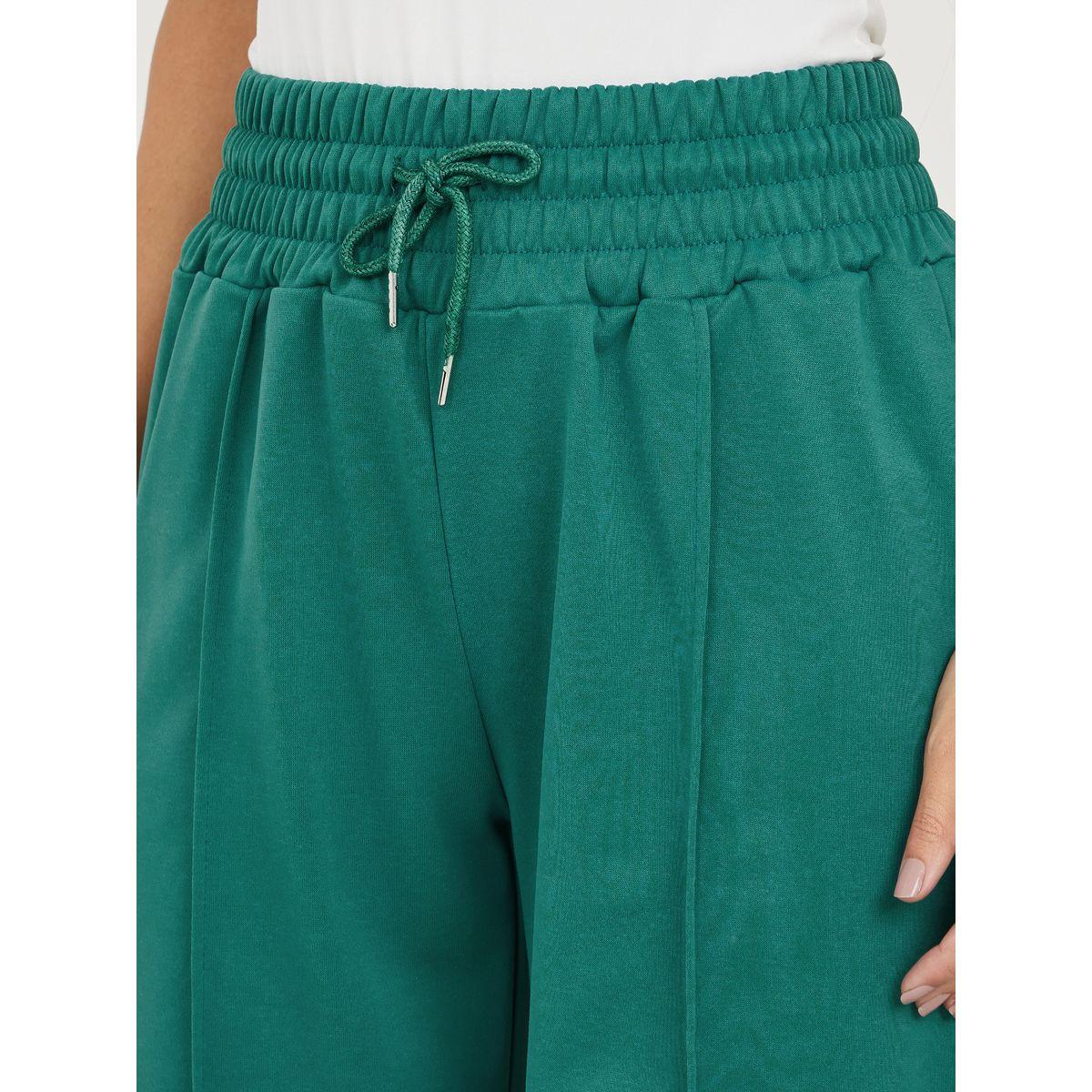 جوغر واسع الأرجل بتفاصيل محزوزة-women-clothing-bottoms-joggers-image-3