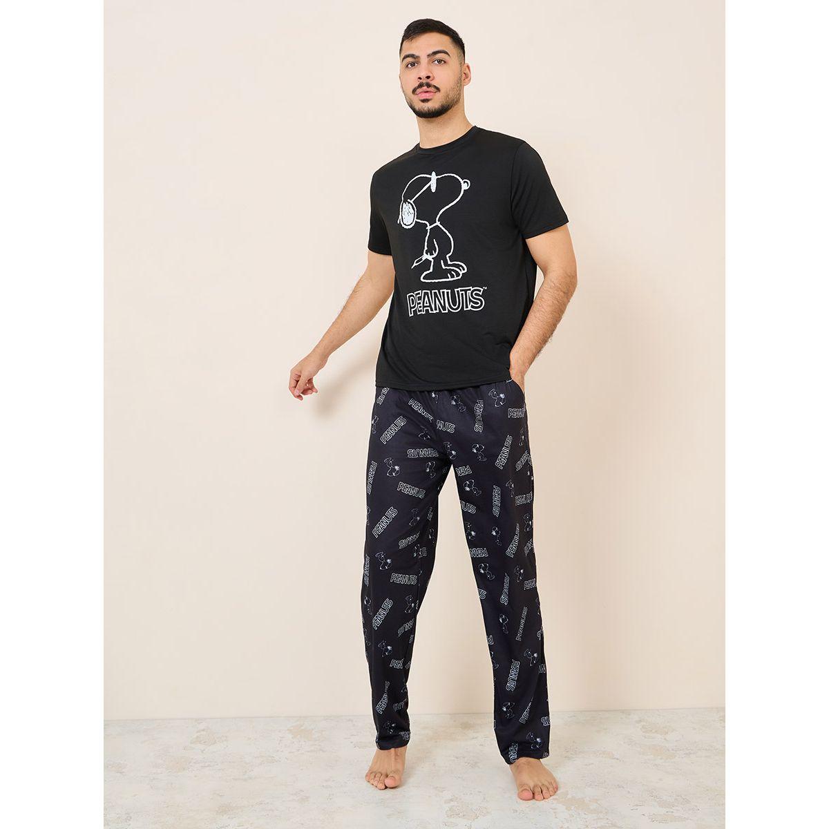 طقم بيجاما من ( بنطال + تيشيرت )-men-clothing-nightwear-sets-image-2