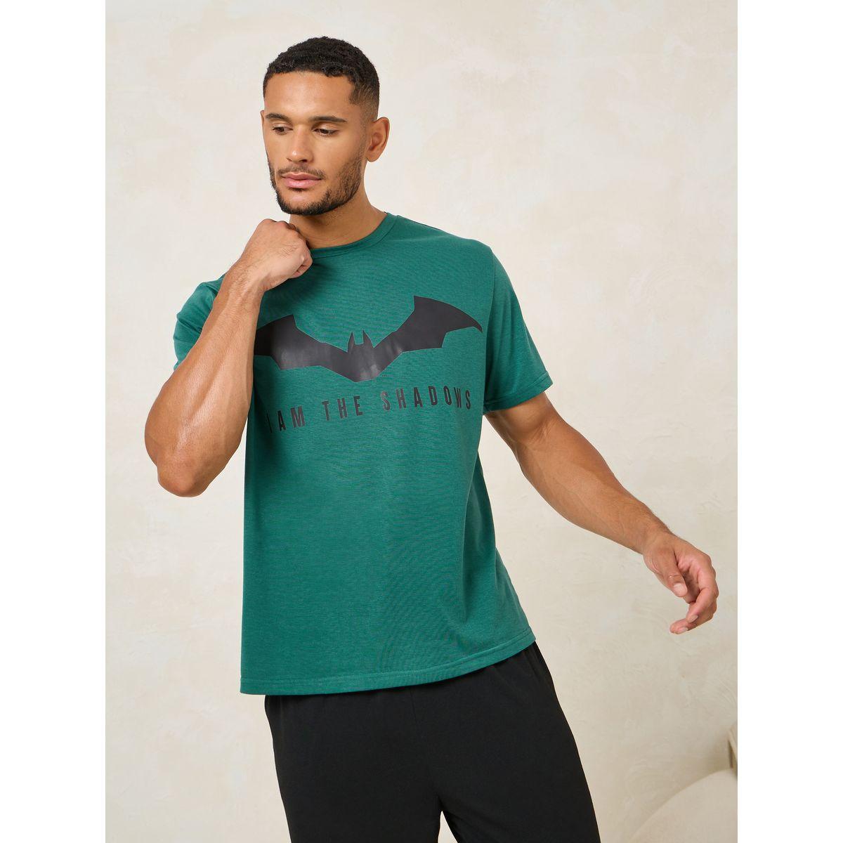 طقم من بنطال بيجاما مع تيشيرت بطبعة باتمان-men-clothing-nightwear-sets-image-2