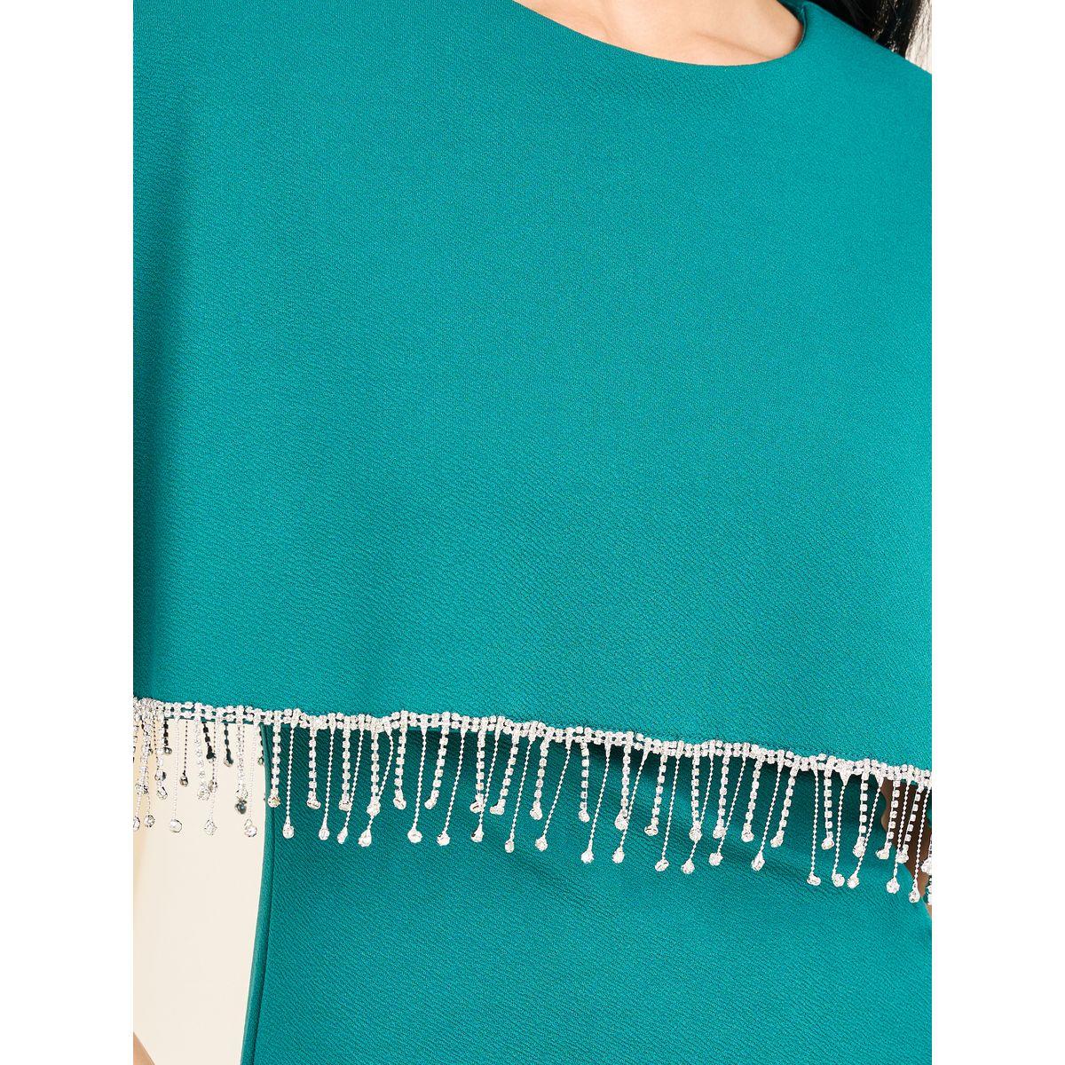 Styli Limited Embellished Cape Bodycon Midi Dress-women-clothing-dresses-image-3