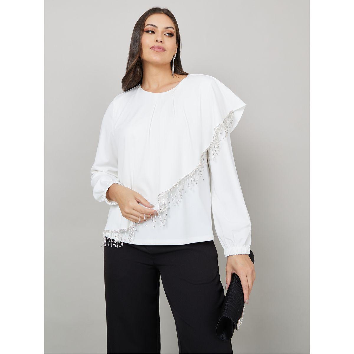 بلوزة كاجوال بأكمام طويلة-women-clothing-shirtsandblouses-blouses-image-4