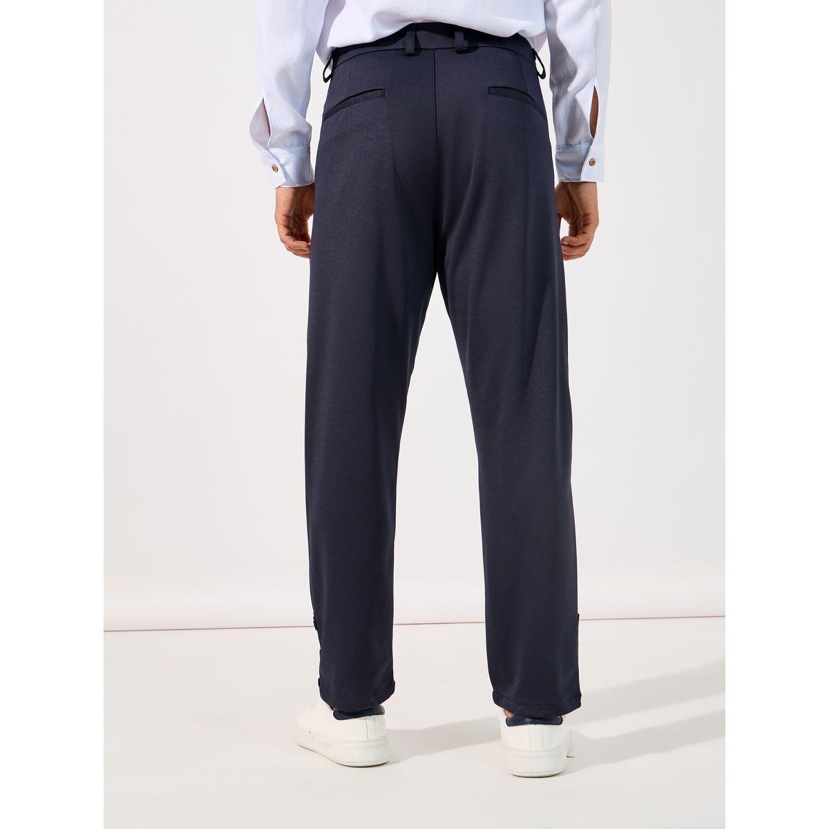 بنطال محبوك رفيع مع جيوب وزر إغلاق-men-clothing-bottoms-trousersandchinos-trousers-image-5