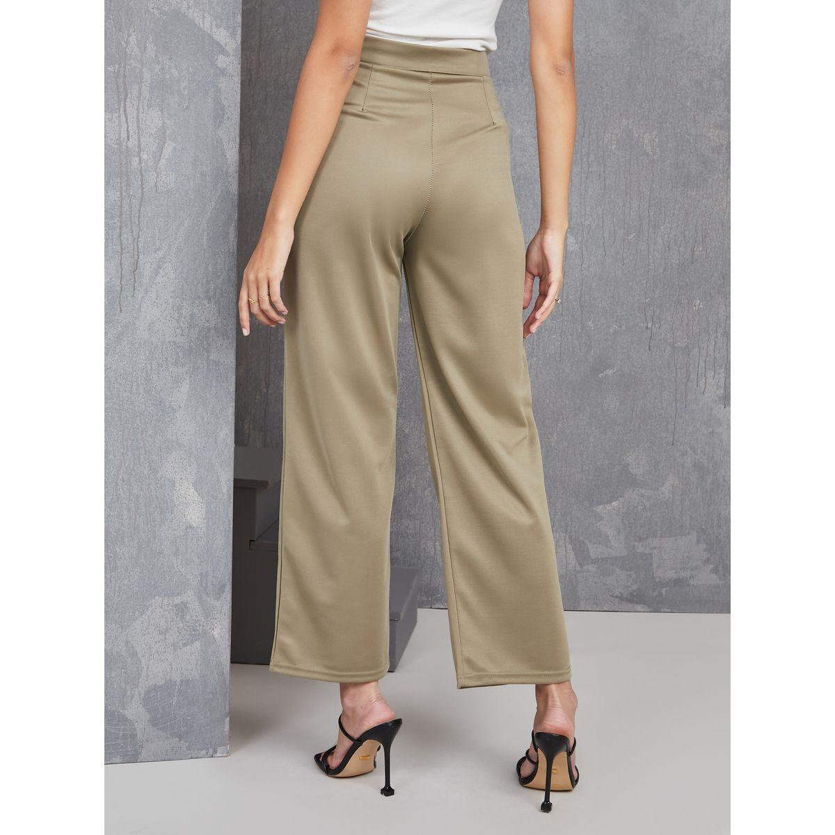 بنطال بقصة واسعة وأربطة جانبية-women-clothing-bottoms-trousers-image-4