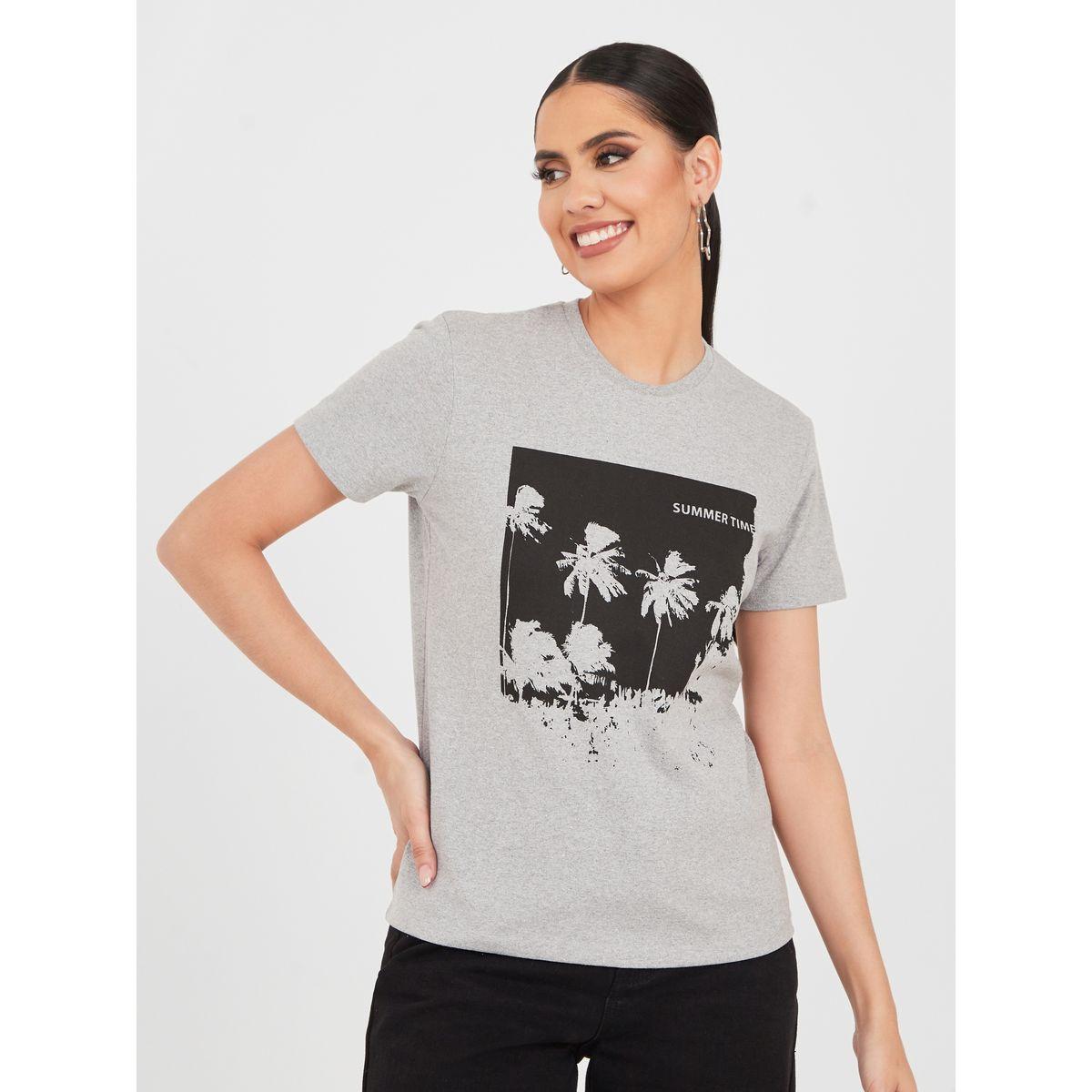 Styli Regular Fit Summer Time Graphic Print T-shirt-women-clothing-tshirts-image-3
