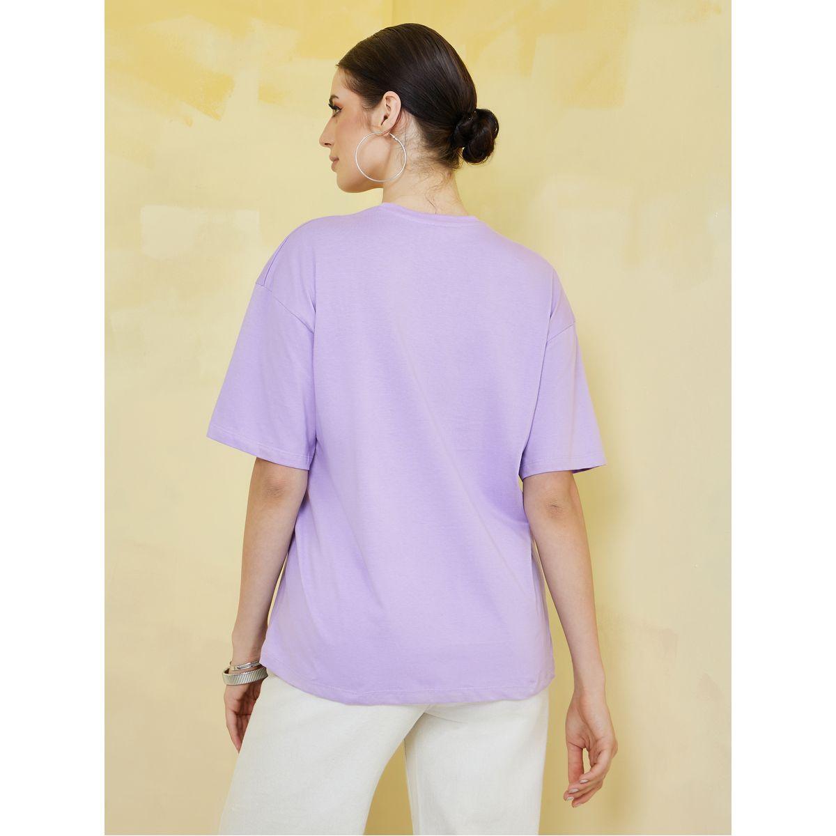 Styli Oversized Never Stop Growing Slogan Longline T-Shirt-women-clothing-tshirts-image-5