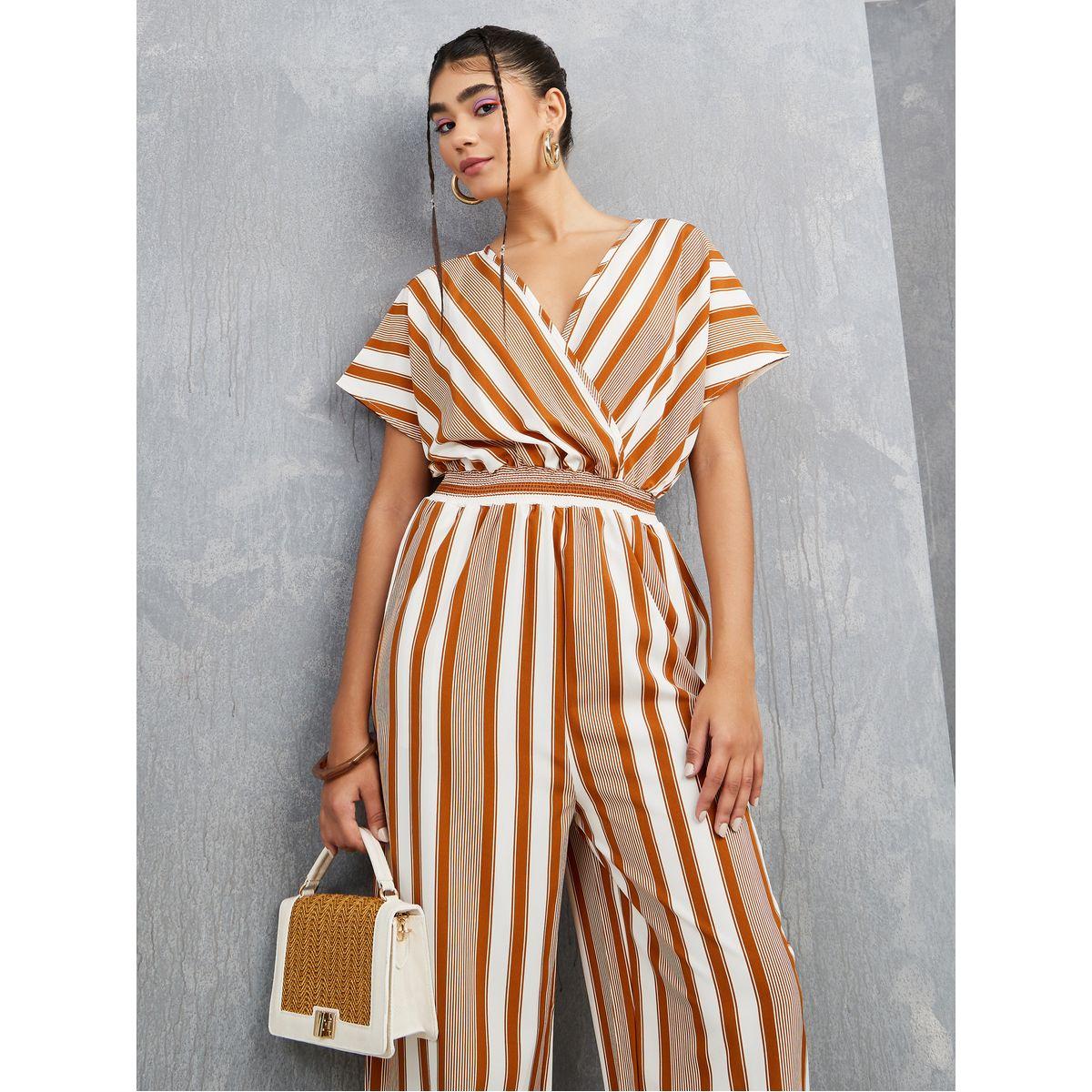 جمبسوت مخطط باكمام قصيرة-women-clothing-jumpsuits-image-2