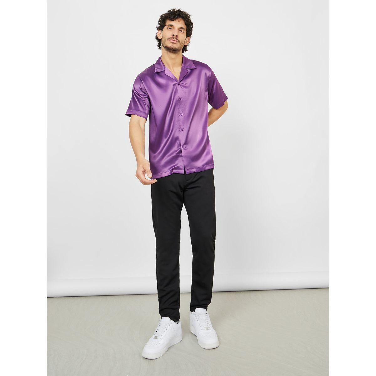 قميص بياقة كوبان مع أزرار-men-clothing-shirts-image-2