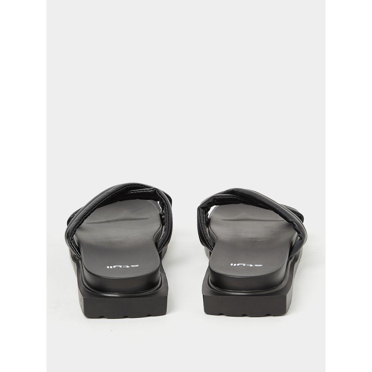 Styli Cross Strap Flat Sandals-women-shoes-sandals-flats-image-5